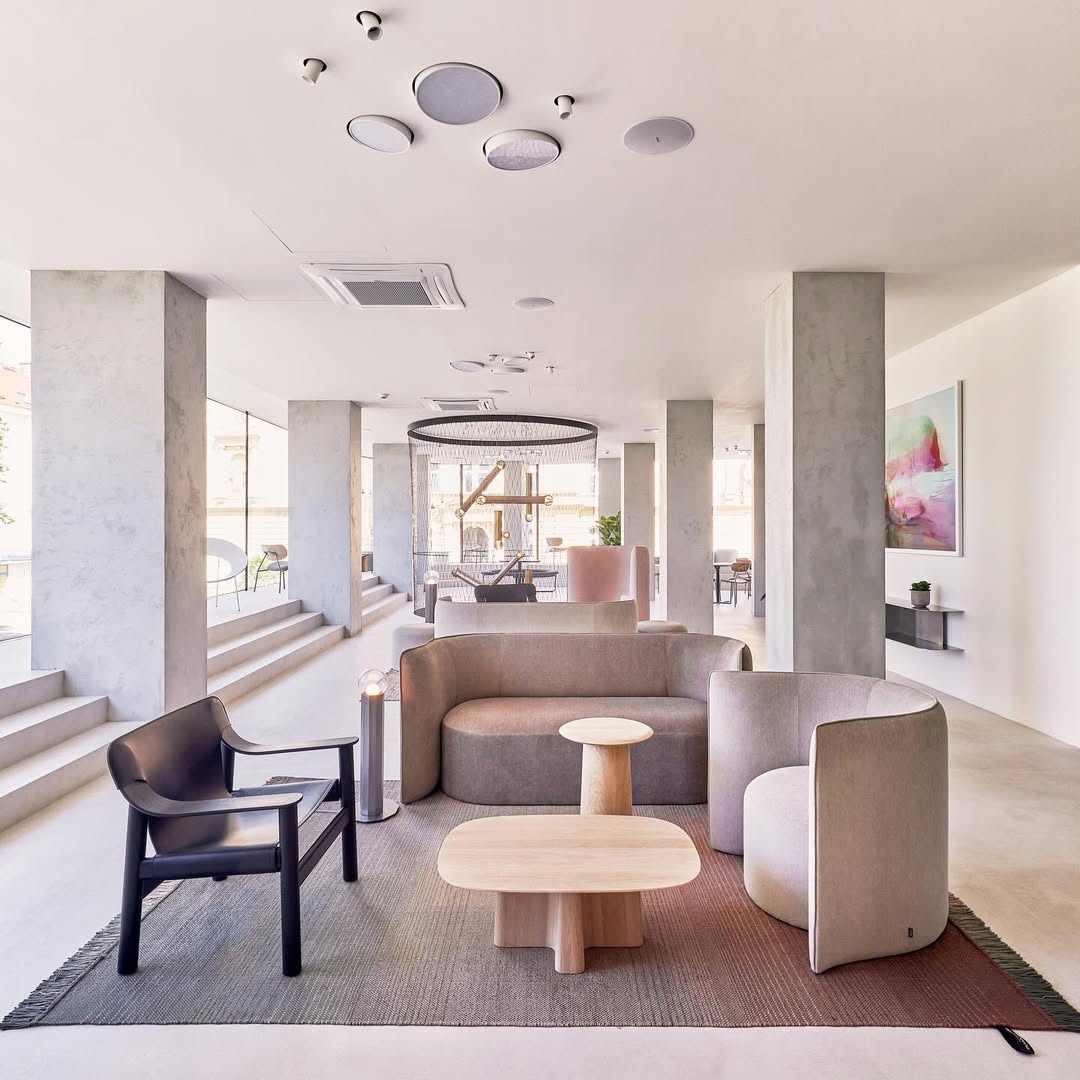 Hotel Perk - mikrocement na podlaze